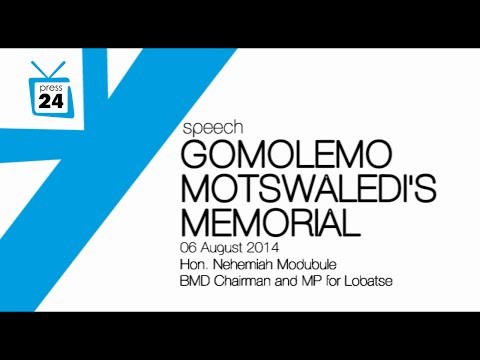 Mr Gomolemo Motswaledi's Memorial