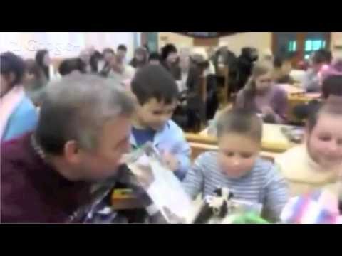 Operation Christmas Child - live shoebox distribution in Belarus