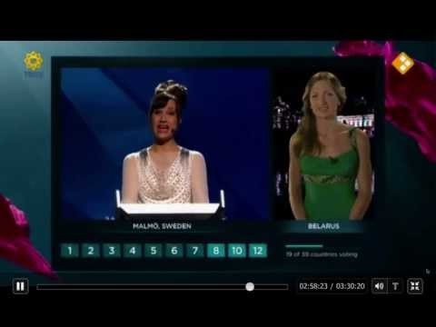Eurovision Songfestival 2013 - Most awkward exchange! \That's nice...\