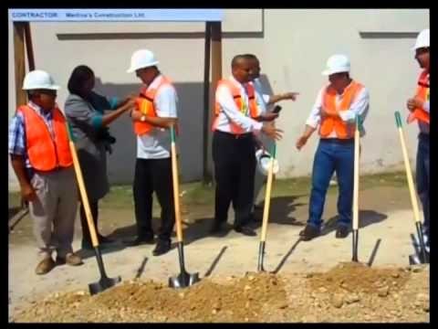 Ground Broken For Belize City Drainage Improvements