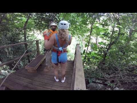 GOPR0043 Ziplining through the Belize jungle...