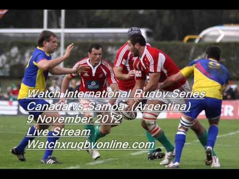 Rugby- Samoa vs Canada Fri 9 Nov Live Coverage