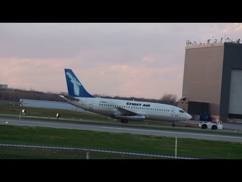 First Air Boeing 737-248C/Adv Landing/Taxiing YUL / CYUL Montreal Trudeau I
