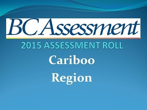 Cariboo Region 2015 Assessment Roll