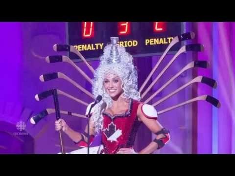 Miss Universe Canada's insane hockey 'national costume'