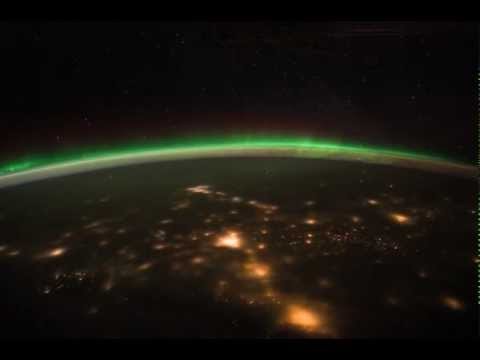 Aurora Over Northern US and Canada - ISS "Real-Time" HD