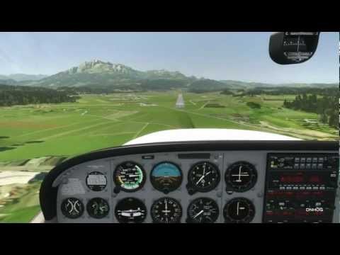 Testing Aerofly FS : VFR flying in Switzerland
