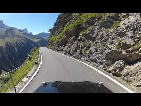 Scenic drive over Klausenpass - Switzerland - August 2012