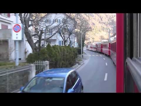 Swiss Trains: Chur street running