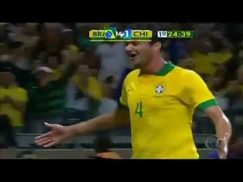 Gol de RÃ©ver  Brasil 2 x 2 Chile  Amistosos Da SeleÃ§Ã£o 2013