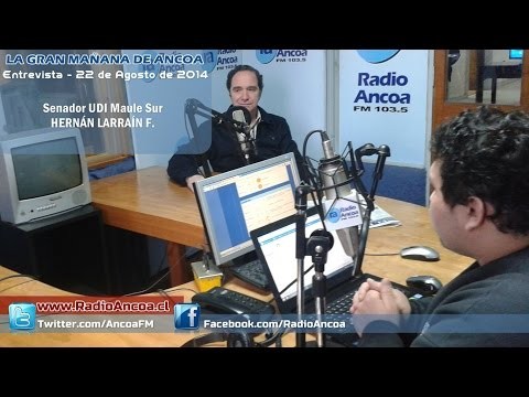 Entrevista Senador HernÃ¡n LarraÃ­n y Diputado Romilio GutiÃ©rrez 22 agosto