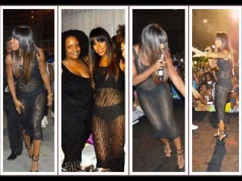 Kelly Rowland wears revealing mesh dresh to party in Atlanta
