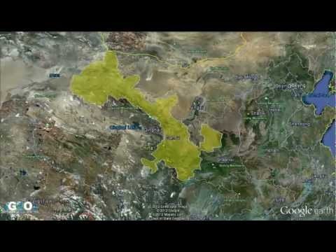 China 700 mountains crumble to build a new city[IGEO.TV]