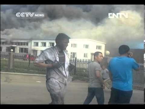China: 120 Tote nach Brand in GefluÌˆgel Schlachthof