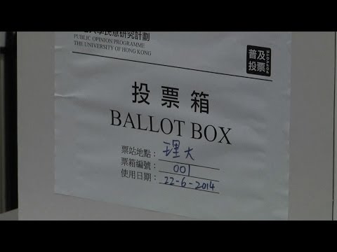 Hong Kong Voters Turn Out for Democracy Poll