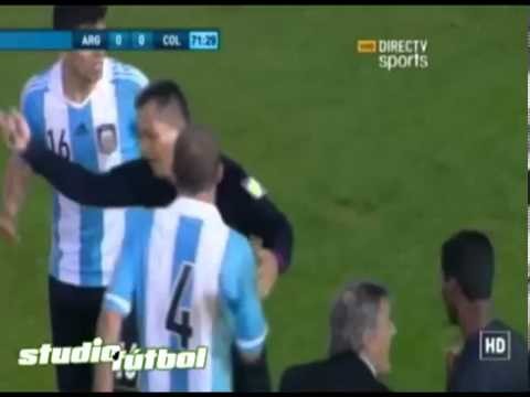 PolÃ©mica  Gol anulado a Aguero   Argentina 0 Colombia 0 07 0
