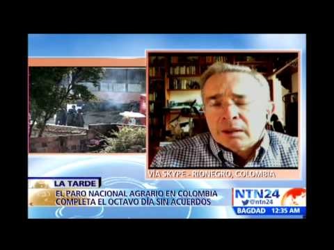 Ãlvaro Uribe asegura en NTN24 que el Gobierno de Juan Manuel Santos es \pe