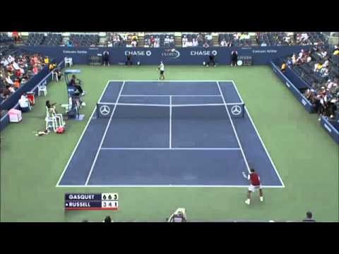 Richard Gasquet vs Michael Russell ~ Highlights ~ US Open 2013