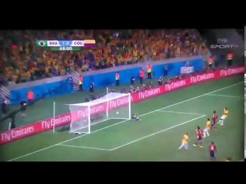 Bramka Davida Luiza z KolumbiÄ… #Mundial 2014