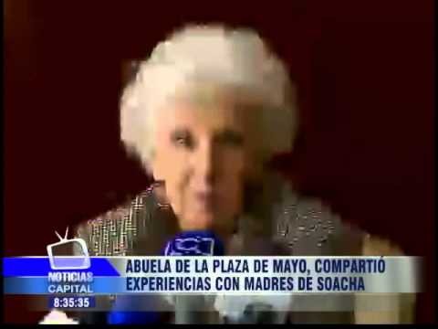 Abuela de la Plaza de Mayo compartiÃ³ experiencias con Madres de Soacha