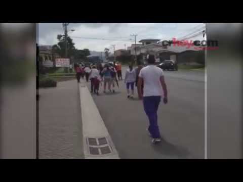 CRHOY - Romeros aprovechan el feriado y caminan a Cartago