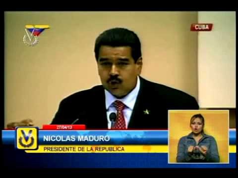 Presidente NicolÃ¡s Maduro firmÃ³ acuerdos bilaterales con Cuba y ratificÃ³