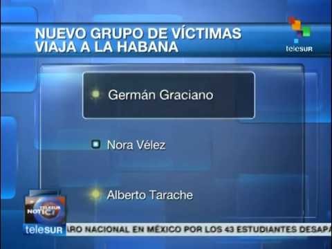 Colombia: revelan nombres del grupo de vÃ­ctimas que irÃ¡ a La Habana