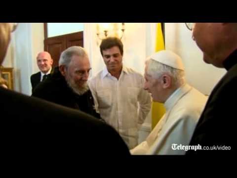 Pope Benedict XVI meets Fidel Castro in Cuba