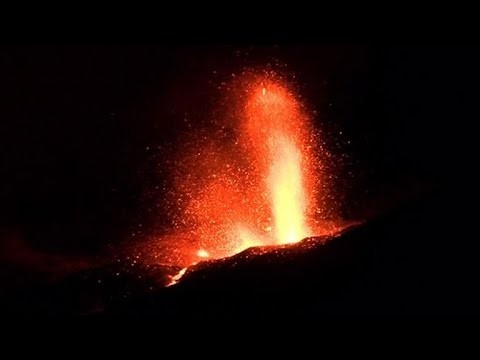 Cape Verde volcano spews fresh lava