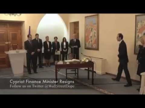 Cyprus Finance Minister Fired (4-3-2013)