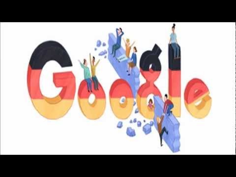 German Reunification Day 2012 - Google Doodles - Germany