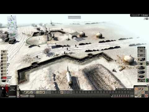 Men of War: Assault Squad Frontlines 1v1 (Germany vs USA)