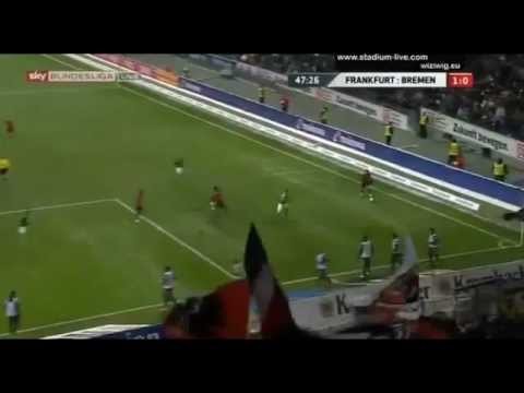 Frankfurt 4 - 1 Werder Bremen All Goals & Highlights 08/12/2012
