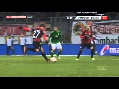Eintracht Frankfurt [2 - 1] Werder Bremen  ( Super Tor ) 08.12.2012