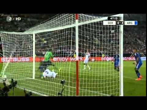 Germany vs Argentina 2-4 All Goals And Full Highlights 2014