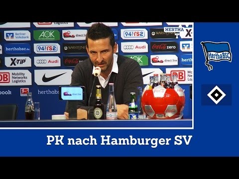 PK nach Hertha BSC - Hamburger SV | Bundesliga | Berlin #hahohe PK 2015
