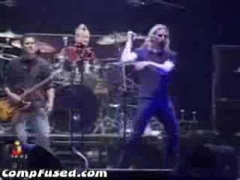 Nickelback get's hit with ROCKS!
