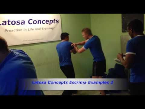 LC Escrima examples 2 with the Danish FMA and Self-Defence Group