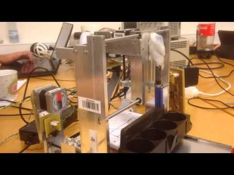 SDU Robot Electronics - Zeroing drawing machine