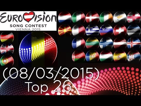 Eurovision 2015: My Top 26 So Far (08/03/2015)
