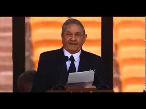 RAUL CASTRO SPEECH AT THE NELSON MANDELA MEMORIAL IN SOUTH AFRICA