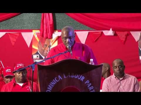 Watch Alvin Bernard ask voters in Roseau Central to vote for him on Decembe