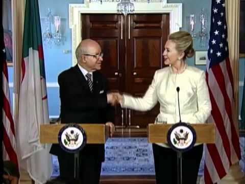 Secretary Clinton Delivers Remarks With Algerian Foreign Minister Medelci