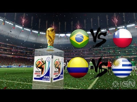 World Cup - Brasil Vs Chile - Colombia Vs Uruguay  - FIFA 14 - Mundial Bras