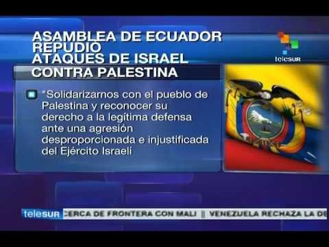 AN de Ecuador aprueba resoluciÃ³n de condena a ataques israelÃ­es a Gaza