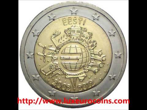 2 Euros commemorative Estonie 2012 10 ans - Piece neuve UNC