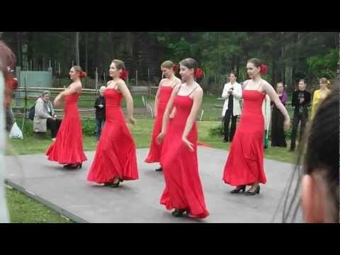 Flamenco dancers at Open Air Museum in Estonia
