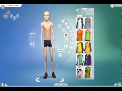 Sims 4 - Teeme Simi - \Slenderman :o\
