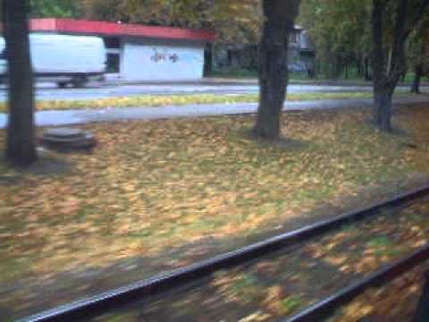 2014-10-08 Tram #1 is forwarding to Kopli in Tallin (#7).