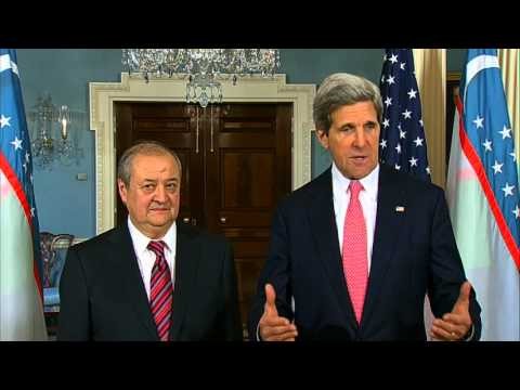 Secretary Kerry Delivers Remarks With Uzbekistani Foreign Minister Kamilov